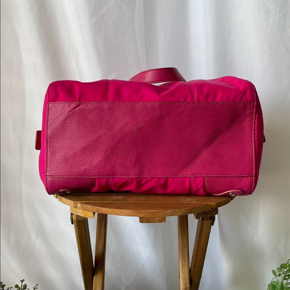 Juicy Couture Hot Pink Nylon Mini Weekender Y2K - Picture 8 of 8